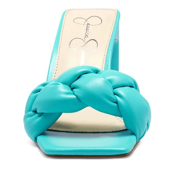 New Jessica Simpson Sassia High Heel Slide in Aqua - Picture 6 of 16